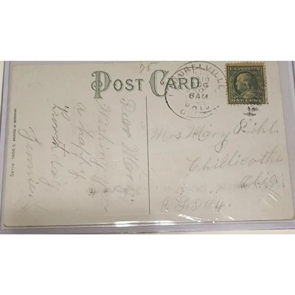 Lot Of Four Vintage Antique Embossed Postcards Flowers
